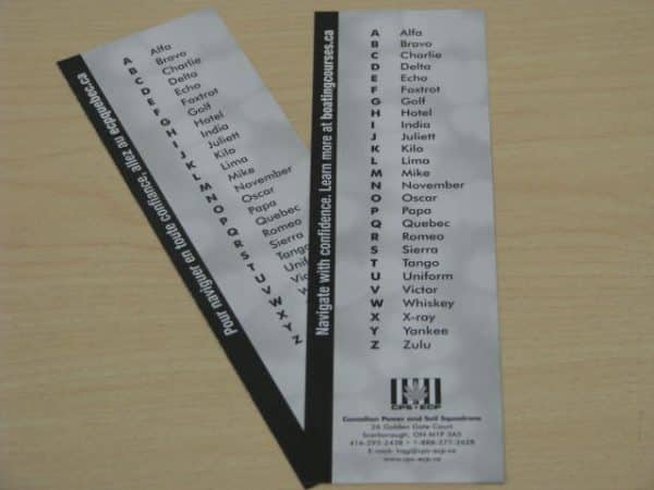 VHF Book Mark - Bilingual - (Bundle of 10)