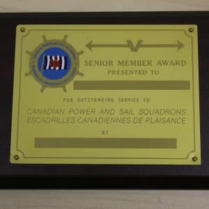 Plaque - 5 Merit Mark  - English