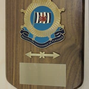 Plaque 10 gallons mérite - Français