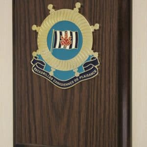Plaque honorifique vierge - Français
