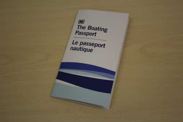 Passport with stickers